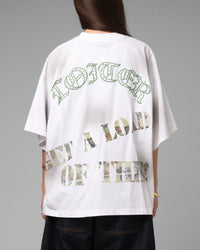 Loiter Premium Action Figure T-Shirt White