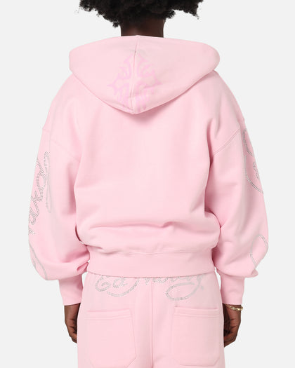 Ed Hardy Trinity Zip Hoodie Pink