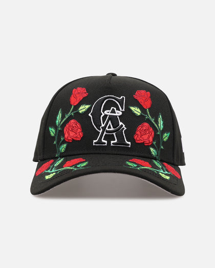 New Era Los Angeles Angels 'Garden' 9FORTY A-Frame Snapback Black