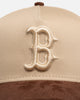New Era Boston Red Sox 'Oat Brown Suede' 9FORTY A-Frame Snapback Brown