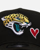 New Era Jacksonville Jaguars 'Team Color Hearts' 9FORTY A-Frame Snapback Official Team Color