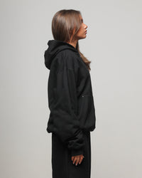American Thrift Zip Hoodie Black