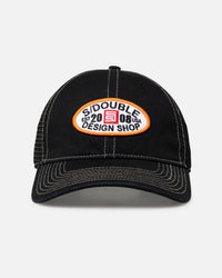 S Double Shop Relaxed Trucker Strapback Black