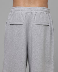 Loiter Impact Fleece Shorts Grey Marle