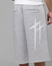 Loiter Ultra Hybrid Fleece Shorts Grey Marle