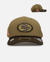 New Era San Francisco 49ers 'Salute' 9SEVENTY Snapback Olive