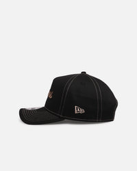 New Era Houston Texans 'Rope Script' 9FORTY A-Frame Snapback Black/White