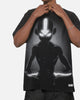 73Studio x Avatar: The Last Airbender Anng All Over Print T-Shirt Black Acidwash