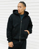 American Thrift Zip Hoodie Black