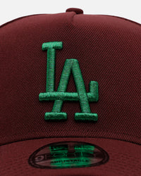 New Era Los Angeles Dodgers 'Frosted Burgundy' 9FORTY A-Frame Snapback Burgundy