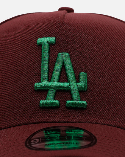 New Era Los Angeles Dodgers 'Frosted Burgundy' 9FORTY A-Frame Snapback Burgundy