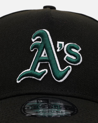New Era Oakland Athletics 'Black And Team Color' 9FORTY A-Frame Snapback Black/Official Team Color