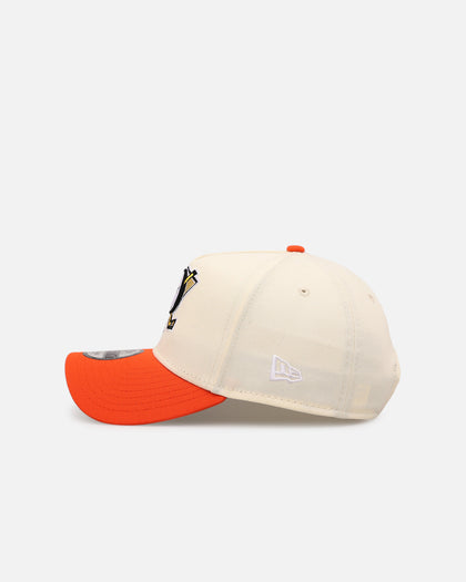 New Era Anaheim Ducks 'Team Color Visor' 9FORTY A-Frame Snapback Chrome/Official Team Color
