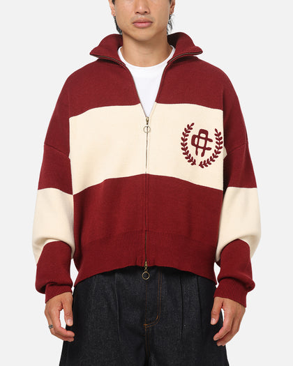 Carre Legacy Knitted Jumper Burgundy/Off White