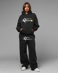Loiter Hybrid Hoodie Charcoal