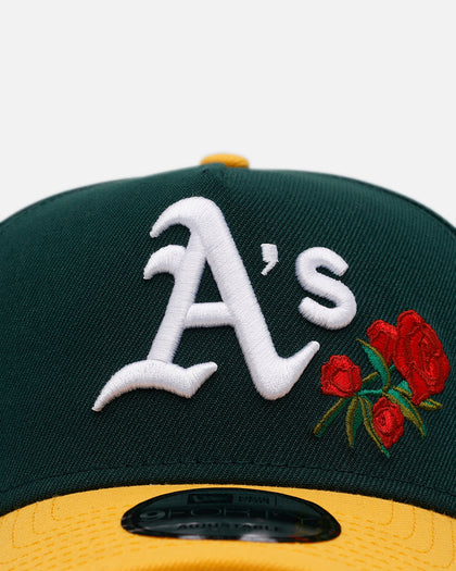 New Era Oakland Athletics 'Rose Emblem' 9FORTY A-Frame Snapback Official Team Color