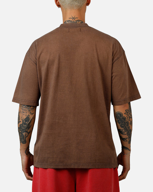 American Thrift Short Sleeve T-Shirt Washed Brown