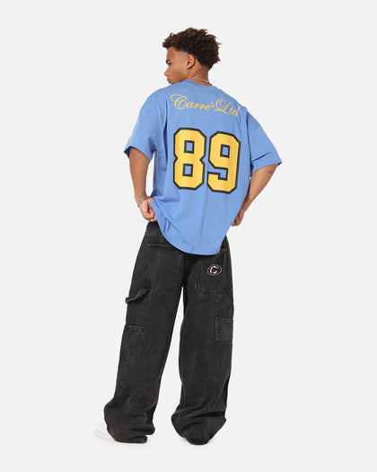 Carre Hitta Grid Iron T-Shirt Blue/Yellow