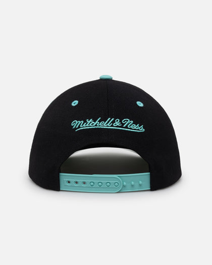 Mitchell & Ness Golden State Warriors "Ice Blue" Script Origin Snapback Black/Ice Blue