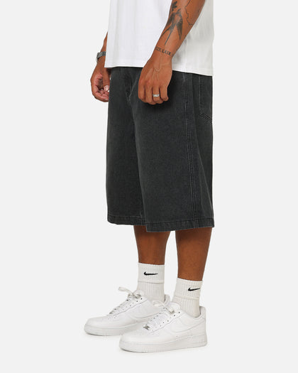 X-Large Baggy Bull Denim 91 Shorts Faded Black