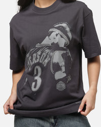 Mitchell & Ness Philadelphia 76ers Allen Iverson Studded Tips T-Shirt Washed Black