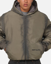 Saint Morta Patriot Hoodie Bomber Jacket Tan