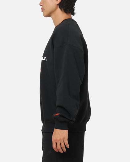 Jordan Brooklyn AJ6 Fleece Crewneck Black/Infrared