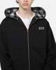 Carre True Form Hoodie Black/Plaid
