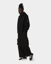 The Anti Order Boxy Drop Shoulder Hoodie Black