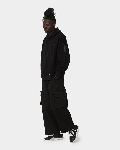The Anti Order Boxy Drop Shoulder Hoodie Black