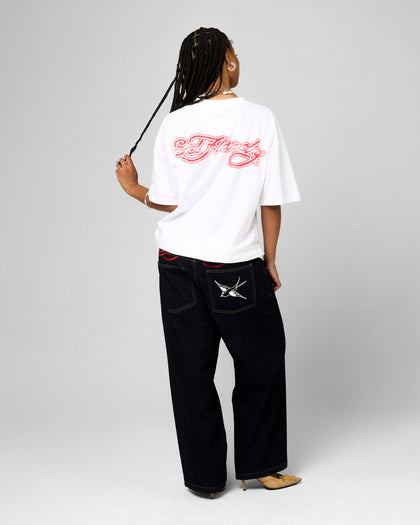 Ed Hardy Blue Dragon T-Shirt White