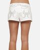 Ed Hardy Women's Butterfly Denim Shorts White