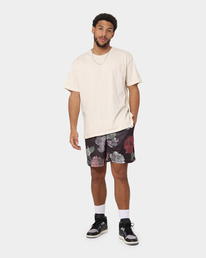 Majestic Athletic Las Vegas Raiders Digi Floral Camo Shorts Faded Black