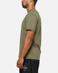 Lacoste Soft Branding Croc Logo T-Shirt Olive