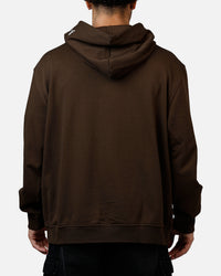 New Era Los Angeles Lakers Upholstery Hoodie Walnut