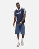 Adidas Drop Needle Pinstripe Jersey Night Indigo