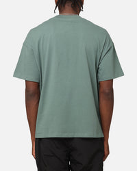 Carre Floral Pocket Oversized T-Shirt Forest Green