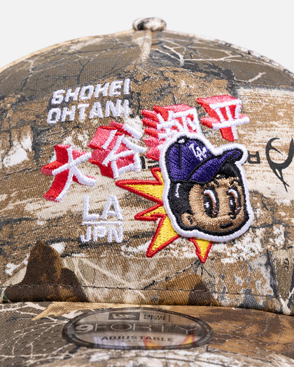 New Era Los Angeles Dodgers 'Ohtani' 9FORTY A-Frame Snapback Real Tree Camo