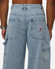 Carre Baggy Carpenter Jeans Light Blue Denim