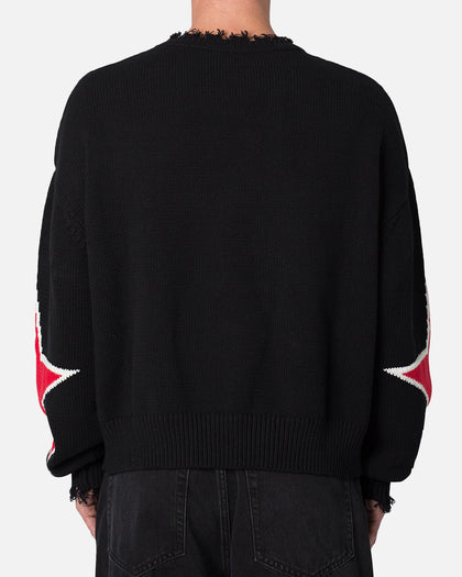 MNML Star Sweater Black