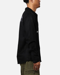 Students Golf Ackers Flannel Shirt Black