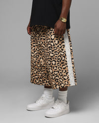 Loiter Lace Jorts Leopard