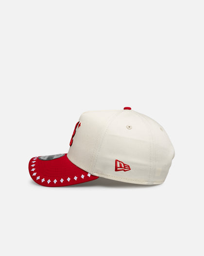 New Era Atlanta Braves 'Royal Flush' 9FORTY A-Frame Snapback White/Red
