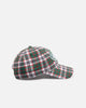 Von Dutch Distressed Plaid Dad Snapback Green