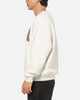 Mitchell & Ness Queensland Maroon Graphic Crewneck Sweater Silver Marle