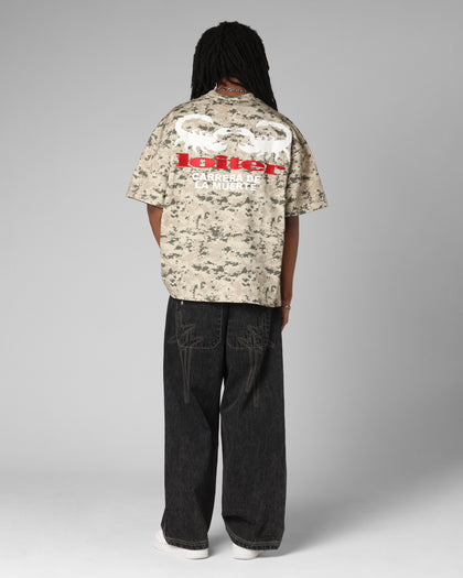 Loiter Bullrush Premium T-Shirt Digi Camo