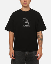 X-Large Rhinestone Gorilla Fit T-Shirt Pigment Black