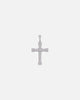 Saint Morta Iced Cross Pendant White Gold