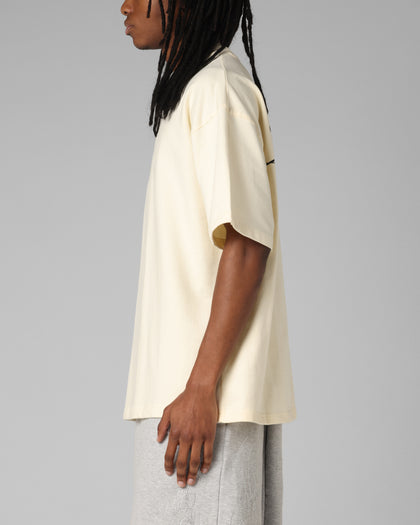 Loiter Script Boxy T-Shirt Off White