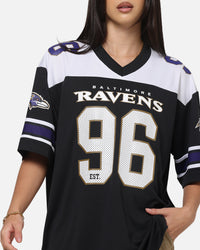Majestic Athletic Baltimore Ravens Glenver Mesh Oversized T-Shirt Black